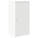 vidaXL Bureau de réception blanc 155x50x103 5 cm bois d'ingénierie