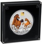 Pièce de monnaie en Argent 30 Dollars g 31.1 (1 oz) Millésime 2026 Australian Lunar Year YEAR OF THE HORSE