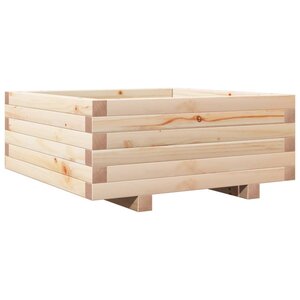 vidaXL Jardinière 60x60x26 5 cm bois de pin massif