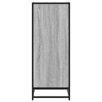 vidaXL Étagère à chaussures sonoma gris 48x38x97 5 cm bois ingénierie