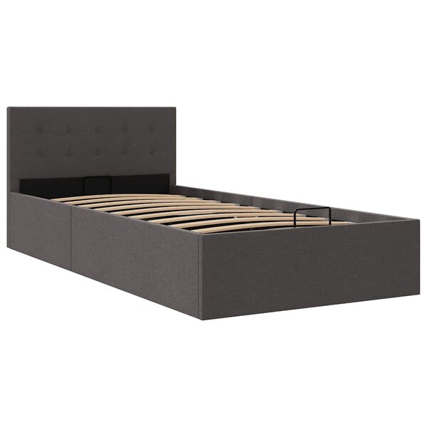 vidaXL Cadre de lit à rangement hydraulique sans matelas 90x200 cm