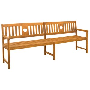 vidaXL Banc extérieur Naturel 220 x 55 5 x 90 cm Bois d'Acacia Massif