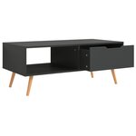 vidaXL Table basse Gris 100x49 5x43 cm Bois d'ingénierie