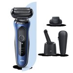 Braun series 6 60-b7200cc tondeuse barbe - autonomie 50min - technologie sensoflex