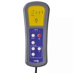 vidaXL Fauteuil de massage Gris foncé Tissu