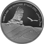 Monnaie en argent 2 nis g 31.1 (1 oz) millésime 2022 israel landscapes gamla and the vultures 1