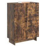 vidaXL Buffet Chêne fumé 66 x 34 5 x 90 cm Bois d'ingénierie