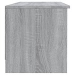 vidaXL Meuble TV Sonoma gris 102x35 5x36 5 cm Bois d'ingénierie