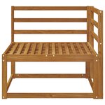 vidaXL Canapé d'angle extérieur Naturel 83 x 83 x 73 cm