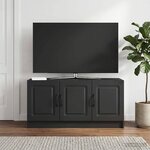 vidaXL Meuble TV Noir 99 x 34 5 x 47 cm Bois d'ingénierie