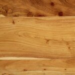 vidaXL Tête de lit 120 cm bois massif d'acacia et fer