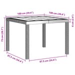 vidaXL Ensemble de salle à manger de jardin 5 pièces en poly rattan marron