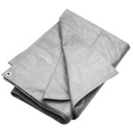 vidaXL Bâche 180 g/m² 3x4 m Gris PEHD