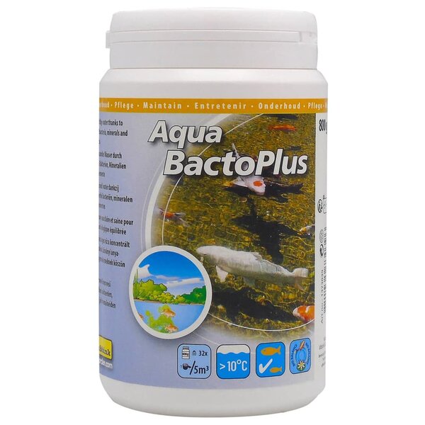 Ubbink Traitement de l'eau d'étang Aqua Bacto Plus 800 g pour 160000 L