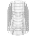 vidaXL Lit surélevé à gabion Fer galvanisé 300x100x100 cm