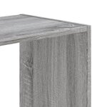 vidaXL Bibliothèque sonoma gris 68 5x32x75 cm bois d'ingénierie