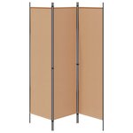 vidaXL Paravent Beige 150 x 180 cm Tissu