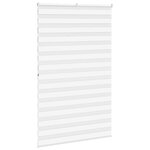 vidaXL Store zèbre blanc 150x200 cm largeur du tissu 145 9cm polyester