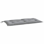 vidaXL Coussins de banc de jardin 2 Pièces gris 100x50x7 cm tissu Oxford