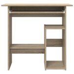 vidaXL Bureau Chêne sonoma 80x45x74 cm Bois d’ingénierie