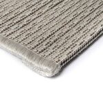 Vidaxl tapis d'extérieur/d'intérieur aspect sisal 120 x 170 cm gris
