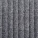 vidaXL Chaises à manger lot de 4 gris foncé tissu