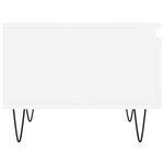 vidaXL Tables basses 2 Pièces blanc 50x46x35 cm bois d'ingénierie