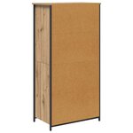 vidaXL Haut Armoire Chêne artisanal 62 x 36 x 121 5 cm