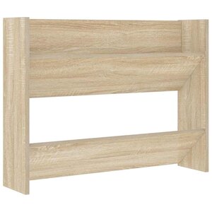 vidaXL Armoire à chaussures murale Chêne Sonoma 80x18x60 cm Aggloméré