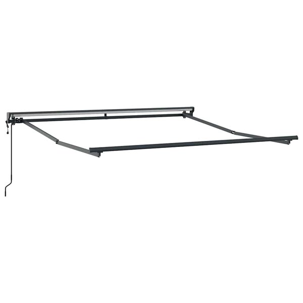 vidaXL Cadre d'auvent Réglable Anthracite 3 x 2 5 m Acier