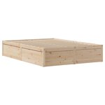 vidaXL Cadre de lit sans matelas 120x200 cm bois de pin massif