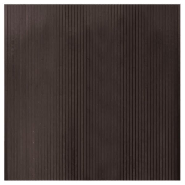 vidaXL Tapis rectangulaire marron foncé 100x100 cm bambou