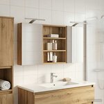 vidaXL Ensemble de Meubles de Salle de Bain 3 Pièces 100 x 10 5 x 50 cm