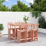 vidaXL Ensemble de bar de jardin 7 Pièces bois massif douglas