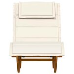 vidaXL Transat 2 Pièces Marron 60 x 154 x 74 cm Bois d'acacia massif