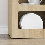 vidaXL Buffet Chêne Sonoma 40 x 35 x 100 5 cm Bois d'ingénierie