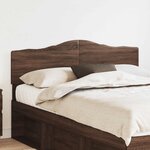 vidaXL Tête de lit Chêne brun 160 cm Bois d'ingénierie