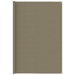 vidaXL Tapis de tente 250x400 cm Taupe