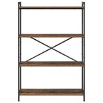 vidaXL Étagère Bois ancien 80 x 30 x 120 cm Bois d'ingénierie