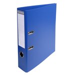 Classeur à levier PVC A4 dos de 70mm. - Bleu foncé x 10 EXACOMPTA