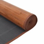 vidaXL Tapis rectangulaire marron 100x1000 cm bambou