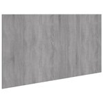vidaXL Tête de lit Sonoma gris 160x1 5x80 cm Bois d'ingénierie