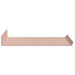 vidaXL Étagère flottante 4 Pièces Rose 40 x 18 x 2 5 cm Acier
