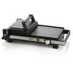 DOMO DO9238G Plancha-Gril 3 en 1 – 2200W - Noir