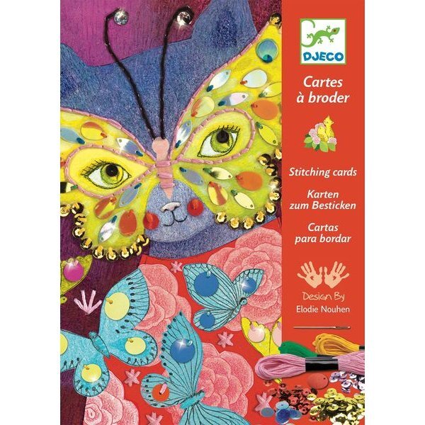 Cartes a broder Elegant Carnaval