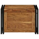 vidaXL Boîte de rangement 60x40x41 cm - En bois d'acacia massif