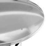 vidaXL Extension de Conduit Argent 35 x 35 x 132 cm Acier inoxydable