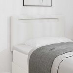 Tête de lit vidaXL Design simple Blanc pur 90 cm Cuir synthétique