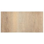 vidaXL Dalles de plancher autoadhésives 55 Pièces PVC 5 11 m² marron