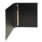 Classeur Rembordé Polypropylène 4 Anneaux Ronds De 25mm Sur 3eme De Couverture - Noir - X 10 - Exacompta
